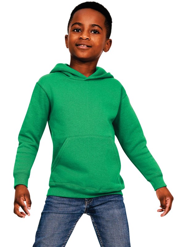 Kids Hoodie Kelly Green