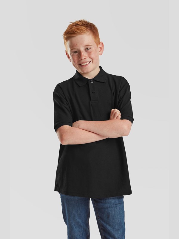 Kids Polo Shirt Black