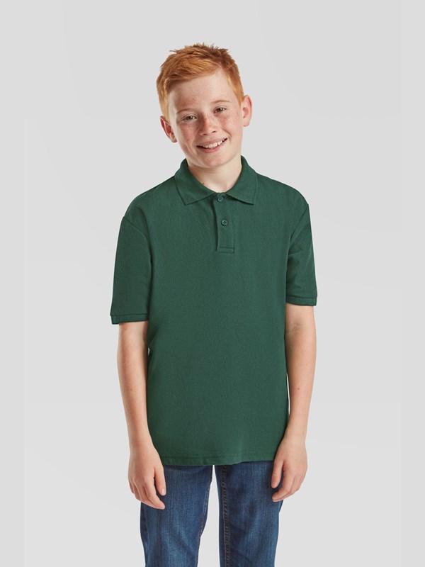 Kids Polo Shirt Bottle Green