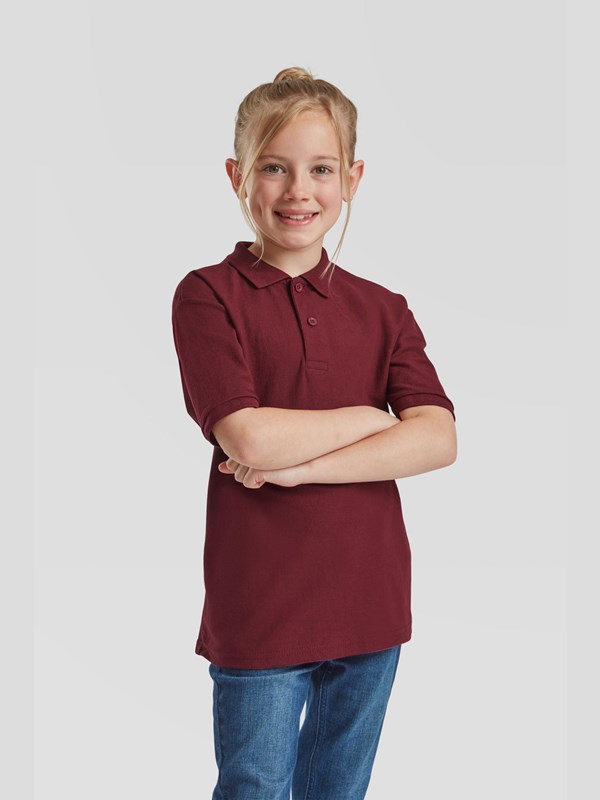Kids Polo Shirt Burgundy