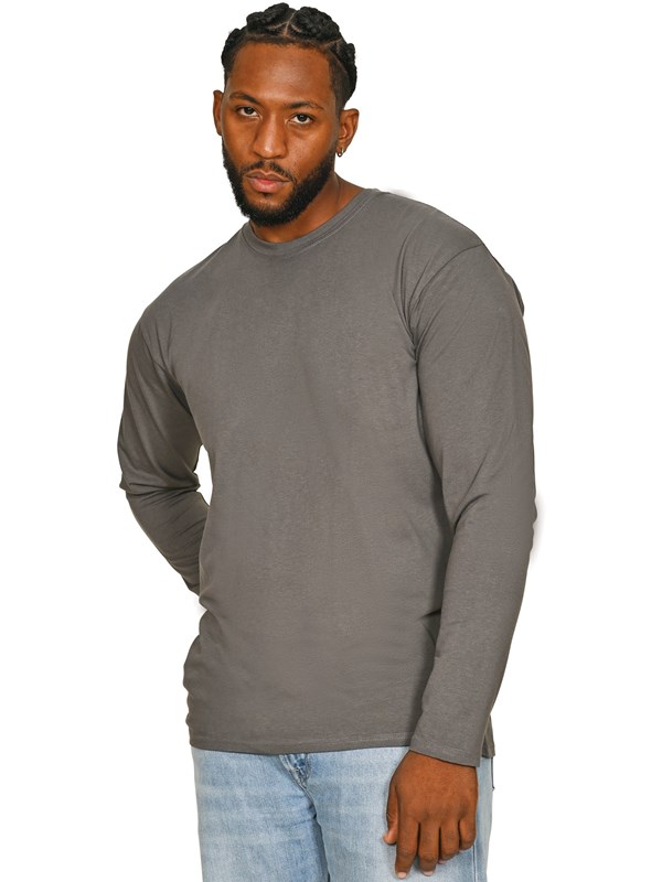 Long Sleeve T Shirt Charcoal